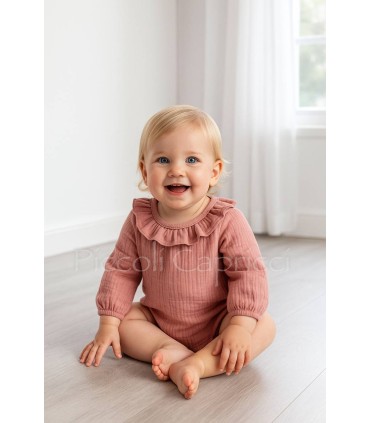 Pelele Estena color rosa Nude