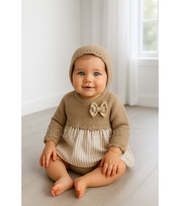 Jesusito con braga y capota Pradera camel