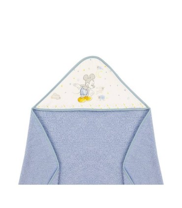Capa de baño 1 x 1 m Mickey azul