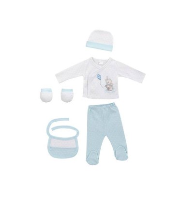 Set regalo Elefantito celeste