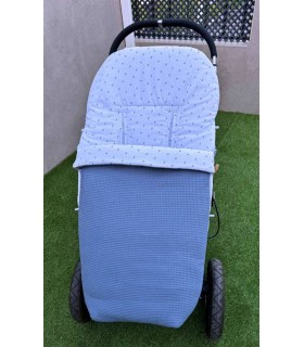 Saco de silla gofre azul