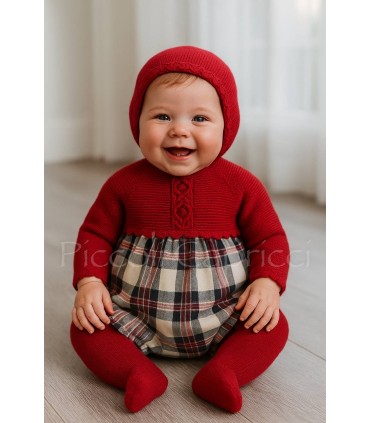 Pelele con capota brindis