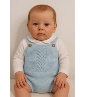 Peto de lana Jerez celeste