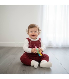 Peto de lana Nápoles granate