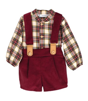 Conjunto camisa, tirantes y pantalón Boreas