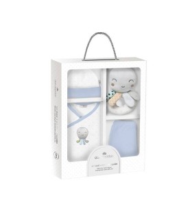 Set recien nacido pulpo celeste