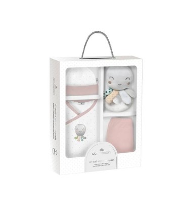 Set recien nacido pulpo rosa