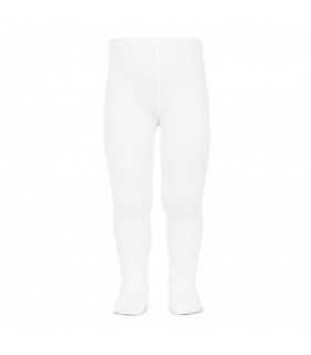 Leotardo bebé liso de licra blanco