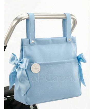 Talega poli piel Celeste