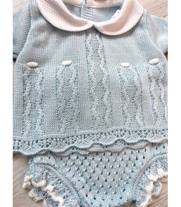 Conjunto hilo Eiwa celeste