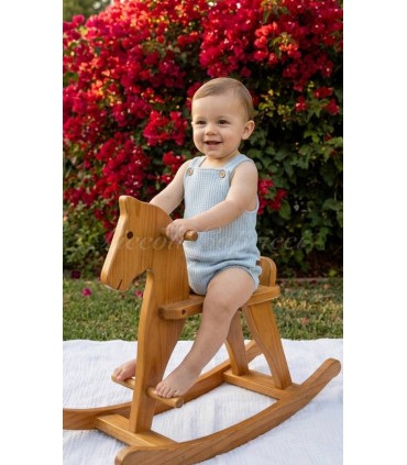 Peto bebé rodas celeste