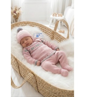 Conjunto lana mac ilusion rosa