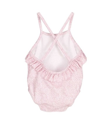 Bañador volantitos rosa