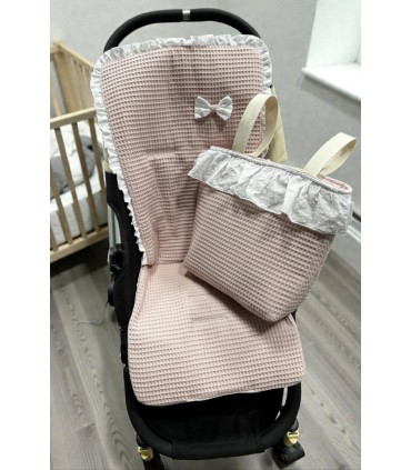 Pack modelo Gofre lazos rosa