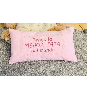 Cojín "TENGO LOS MEJORES O EL/LA MEJOR...DEL MUNDO"