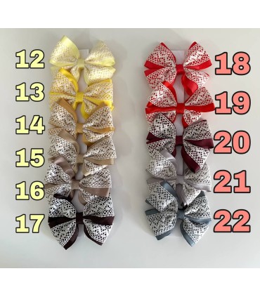 Moñita lazo doble BOLILLO