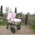 Colcha para capazo universal Malibú rosa