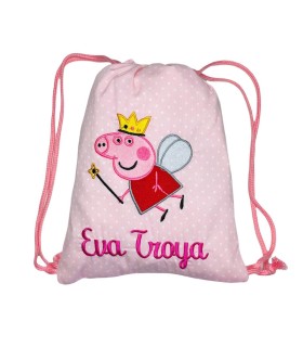 Talega Peppa Pig forrada