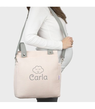 Bolso panera gofre personalizado