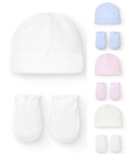 Gorro y manopla de bebé