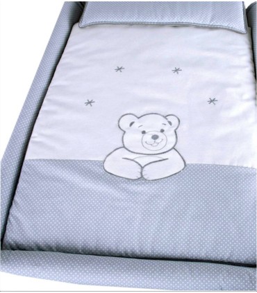 Vestidura minicuna astra gris